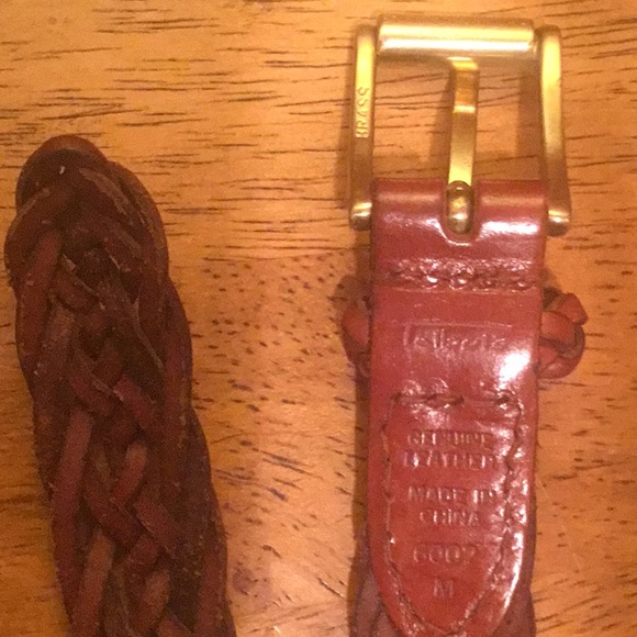 Talbots Leather Braided Belt - Picture 3 of 6